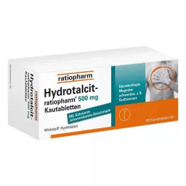 HYDROTALCIT-ratiopharm 500 mg žvýkací tablety, 100 ks