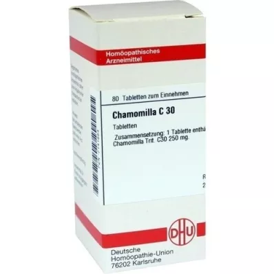 Chamomilla C 30 tablet, 80 ks Chamomilla C 30 tablet, 80 ks