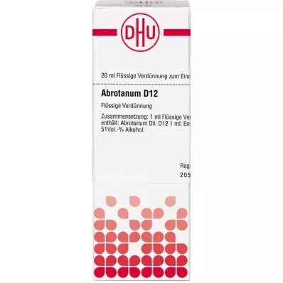 ABROTANUM D 12 Ředění, 20 ml