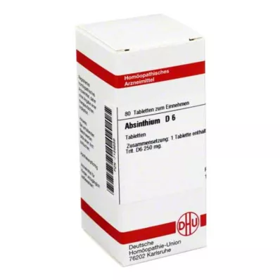 ABSINTHIUM D 6 tablet, 80 ks