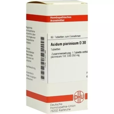 Acidum Picrinic D30, 80 ks