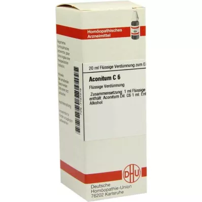 ACONITUM C6 ředění, 20 ml ACONITUM C6 ředění, 20 ml