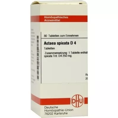Actaea Spic D 4, 80 ks