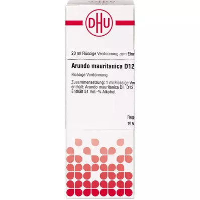 ARUNDO mauritanica D 12 ředění, 20 ml