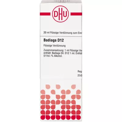 Badiaga D12, 20 ml Badiaga D12, 20 ml