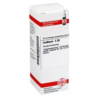 CANTHARIS Ředění C 30, 20 ml CANTHARIS Ředění C 30, 20 ml