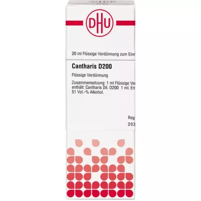 CANTHARIS D 200 ředění, 20 ml CANTHARIS D 200 ředění, 20 ml