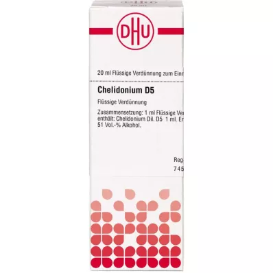 CHELIDONIUM D5 ředění, 20 ml