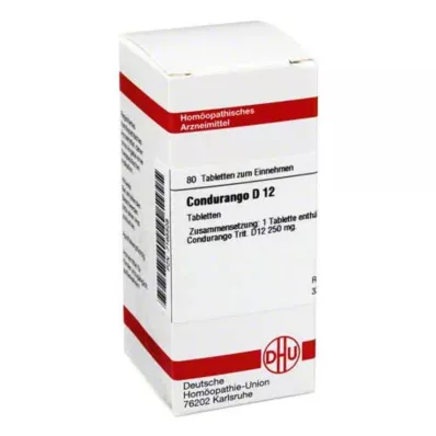 CONDURANGO D 12 tablet, 80 ks