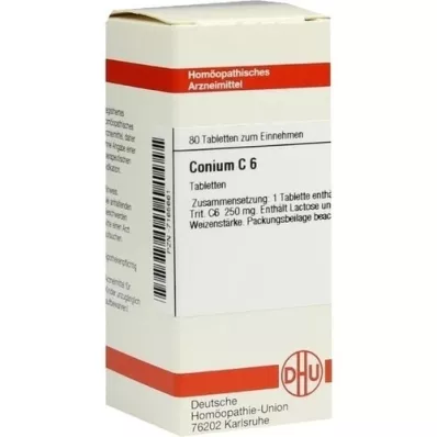 CONIUM c 6 tablety, 80 ks