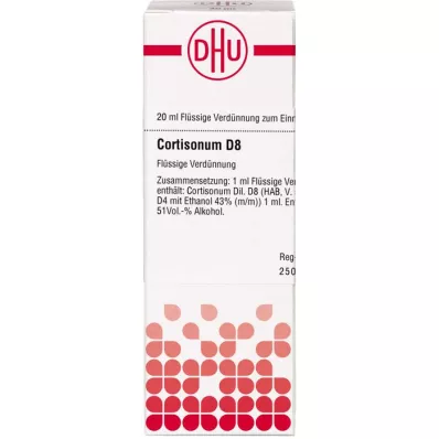 CORTISONUM D 8 Ředění, 20 ml CORTISONUM D 8 Ředění, 20 ml