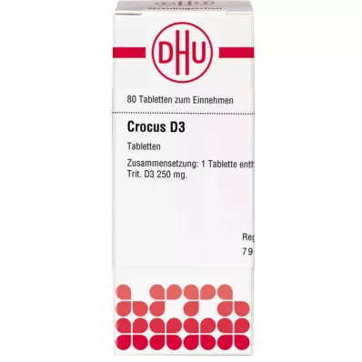 CROCUS d 3 tablety, 80 ks