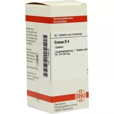 CROCUS d 4 tablety, 80 ks