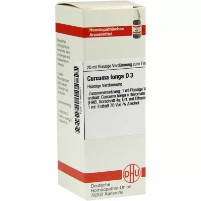 CURCUMA LONGA D3 ředění, 20 ml