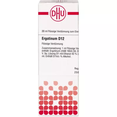 ERGOTINUM D 12 Ředění, 20 ml