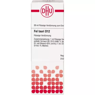 FEL TAURI D 12 Ředění, 20 ml FEL TAURI D 12 Ředění, 20 ml
