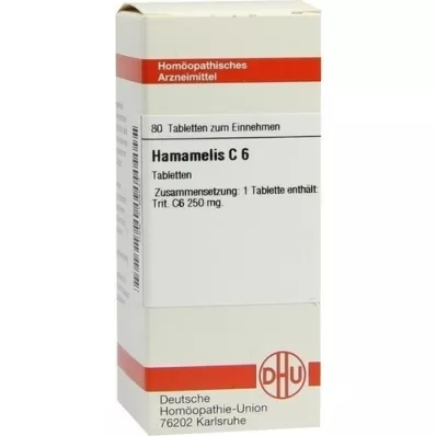 HAMAMELIS c 6 tablety, 80 ks