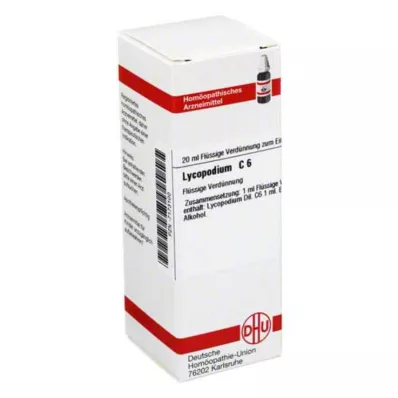 LYCOPODIUM C6 ředění, 20 ml LYCOPODIUM C6 ředění, 20 ml