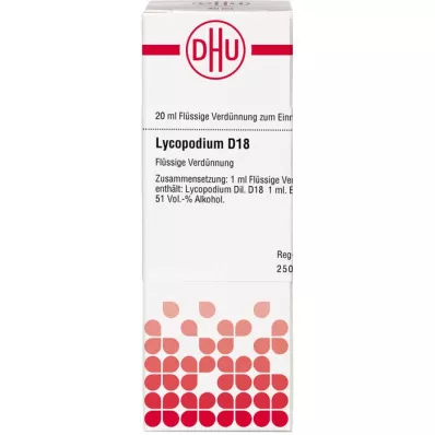 Lycopodium D18, 20 ml Lycopodium D18, 20 ml