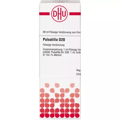 Pulsatilla D20 ředění, 20 ml