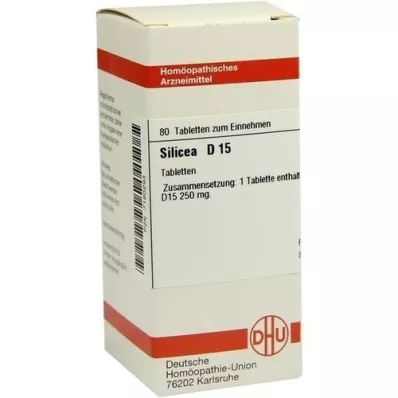 SILICEA D 15 tablet, 80 ks SILICEA D 15 tablet, 80 ks