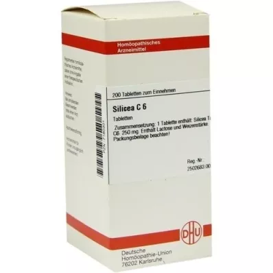 SILICEA C 6 Tablets, 200 ks