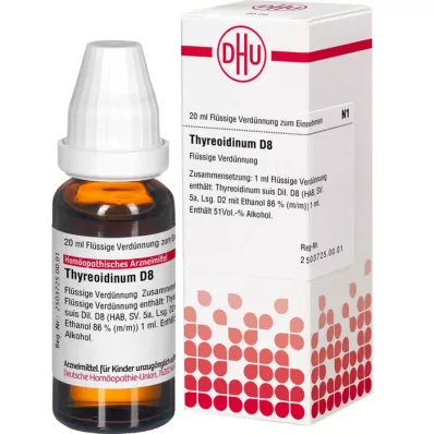 Thyreoidinum d 8, 20 ml Thyreoidinum d 8, 20 ml