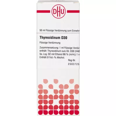 Thyreoidinum D30, 50 ml