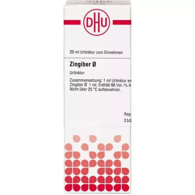 ZINGIBER Mateřská tinktura, 20 ml ZINGIBER Mateřská tinktura, 20 ml