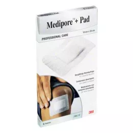 MEDIPORE+Podložka 3M 10x20cm 3570NP sádra, 5 ks