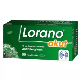 LORANO akutní tablety, 50 ks