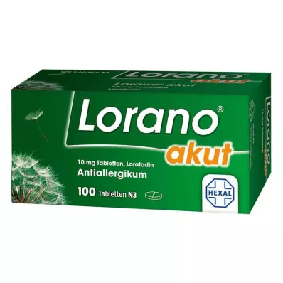 LORANO akutní tablety, 100 ks