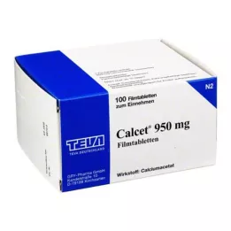 CALCET 950 mg filmových tablet, 100 ks