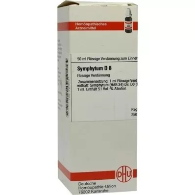 SYMPHYTUM D 8 Ředění, 50 ml