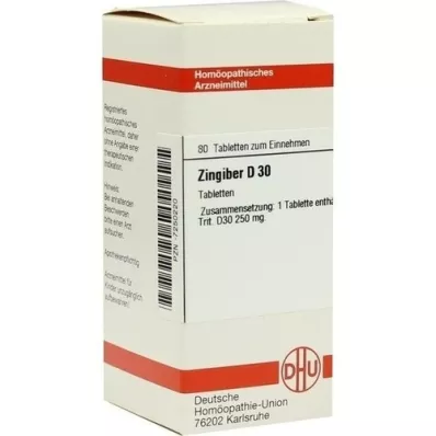 ZINGIBER d 30 tablet, 80 ks