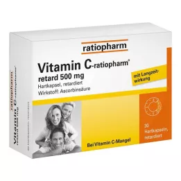 VITAMIN C-RATIOPHARM retard 500 mg tobolky, 30 ks