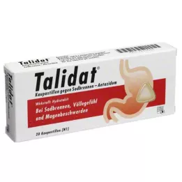 TALIDAT Žvýkací pastilky proti pálení žáhy, 20 ks