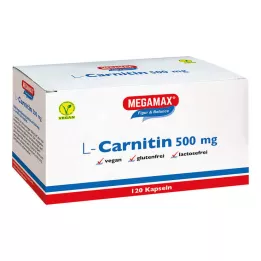 L-CARNITIN 500 mg kapsle Megamax, 120 ks