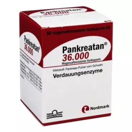 PANKREATAN 36 000 enterosolventních tvrdých tobolek, 50 ks