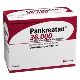 PANKREATAN 36 000 enterosolventních tvrdých tobolek, 200 ks