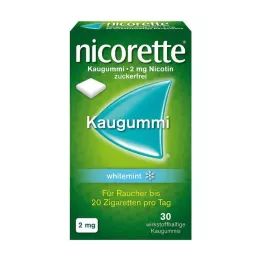 NICORETTE Žvýkačka 2 mg máta bílá, 30 ks