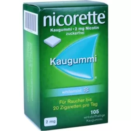 NICORETTE Žvýkací guma 2 mg whiteemint, 105 ks