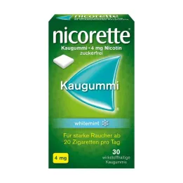 NICORETTE Žvýkačka 4 mg máta bílá, 30 ks