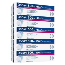 CALCIUM 500 HEXAL šumivých tablet, 100 ks