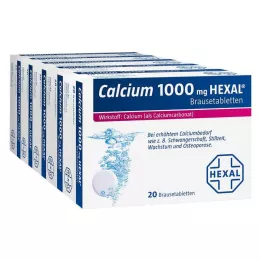 CALCIUM 1000 HEXAL šumivých tablet, 100 ks