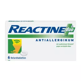 REACTINE duo tablety s prodlouženým uvolňováním, 6 ks