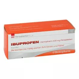 IBUPROFEN Hemopharm 400 mg potahované tablety, 50 ks