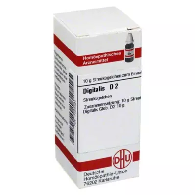 DIGITALIS D2 Globuli, 10 g