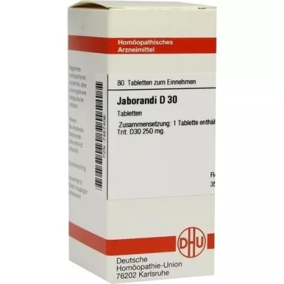 JABORANDI d 30 tablet, 80 ks JABORANDI d 30 tablet, 80 ks