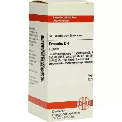 PROPOLIS D 4 tablety, 80 ks